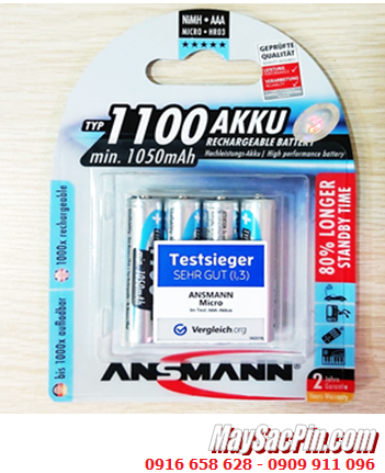 Ansman AAA1100MAH 5035222; Pin sạc AAA 1.2v Ansman AAA1100MAH -BL4 (Vỉ 4viên)